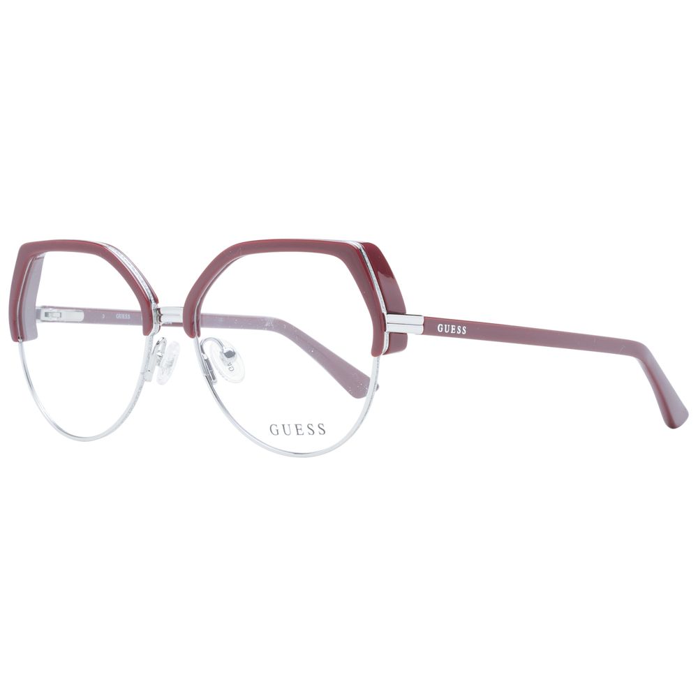 Burgundy Plastic Glasses (Frames)